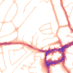 Daytime road noise heatmap for KT19 8HU