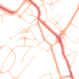 Daytime road noise heatmap for KT19 8SL