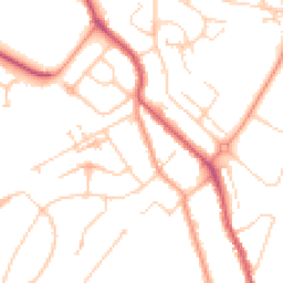 Daytime road noise heatmap for KT19 8SW