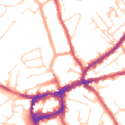 Daytime road noise heatmap for KT19 8TN
