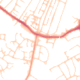 Daytime road noise heatmap for KT19 9BF