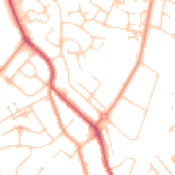 Daytime road noise heatmap for KT19 9DD