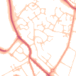 Daytime road noise heatmap for KT19 9DN