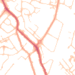 Daytime road noise heatmap for KT19 9DS