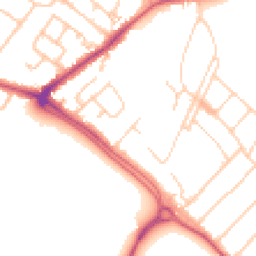 Daytime road noise heatmap for KT19 9EQ