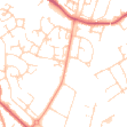 Daytime road noise heatmap for KT19 9FB