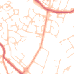 Daytime road noise heatmap for KT19 9FD