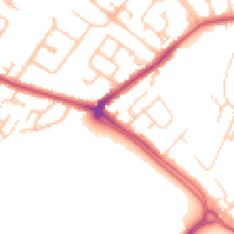 Daytime road noise heatmap for KT19 9FG