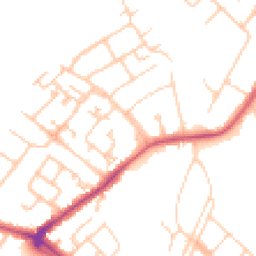 Daytime road noise heatmap for KT19 9FY