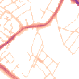 Daytime road noise heatmap for KT19 9JY