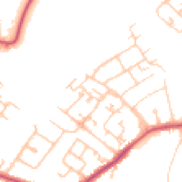 Daytime road noise heatmap for KT19 9LE