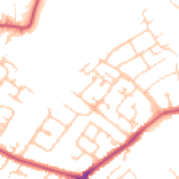 Daytime road noise heatmap for KT19 9NH