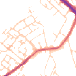 Daytime road noise heatmap for KT19 9PA