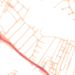 Daytime road noise heatmap for KT19 9QY