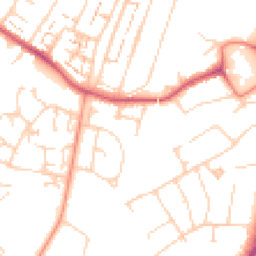Daytime road noise heatmap for KT19 9RJ