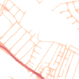 Daytime road noise heatmap for KT19 9RL