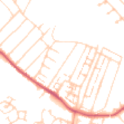 Daytime road noise heatmap for KT19 9TF