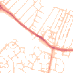 Daytime road noise heatmap for KT19 9XB
