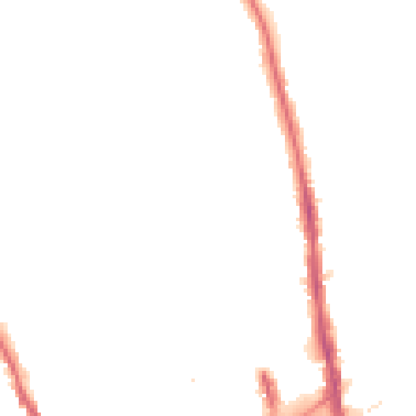 Night-time road noise heatmap for KT2 5AU