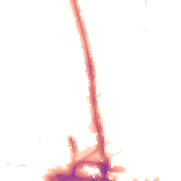 Night-time road noise heatmap for KT2 5BT