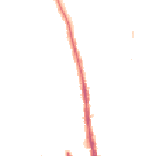 Night-time road noise heatmap for KT2 5DA