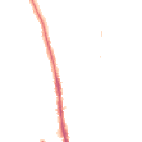 Night-time road noise heatmap for KT2 5NE