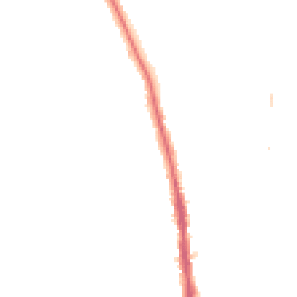 Night-time road noise heatmap for KT2 5SW