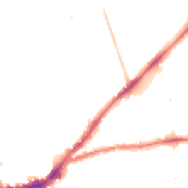 Night-time road noise heatmap for KT2 6SB