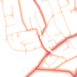 Daytime road noise heatmap for KT20 5AD
