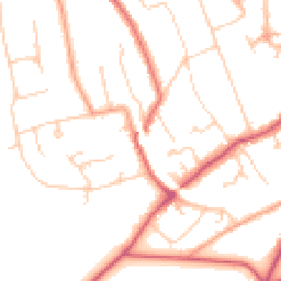 Daytime road noise heatmap for KT20 5AG