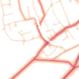 Daytime road noise heatmap for KT20 5AL