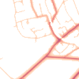 Daytime road noise heatmap for KT20 5AP