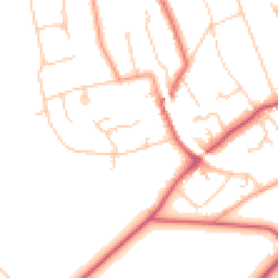 Daytime road noise heatmap for KT20 5AR