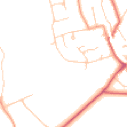 Daytime road noise heatmap for KT20 5AT