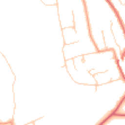 Daytime road noise heatmap for KT20 5AZ