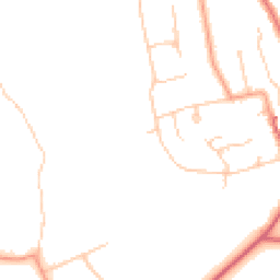 Daytime road noise heatmap for KT20 5BA