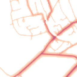 Daytime road noise heatmap for KT20 5BB