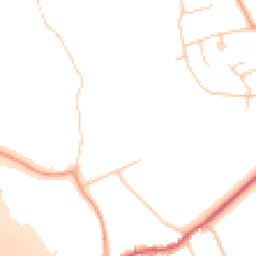 Daytime road noise heatmap for KT20 5BE