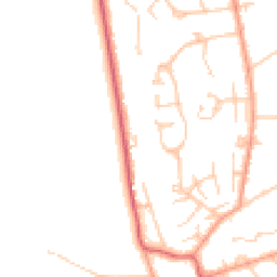Daytime road noise heatmap for KT20 5BF