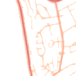 Daytime road noise heatmap for KT20 5BZ
