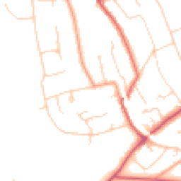 Daytime road noise heatmap for KT20 5DB