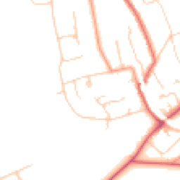 Daytime road noise heatmap for KT20 5DF