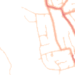 Daytime road noise heatmap for KT20 5DH