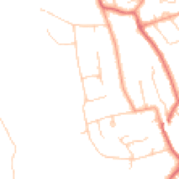 Daytime road noise heatmap for KT20 5DJ