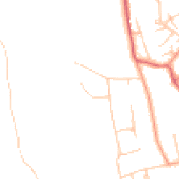 Daytime road noise heatmap for KT20 5DL