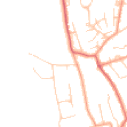 Daytime road noise heatmap for KT20 5DU