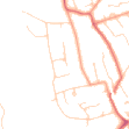 Daytime road noise heatmap for KT20 5EA