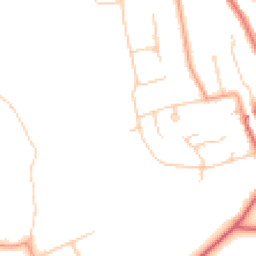 Daytime road noise heatmap for KT20 5ES