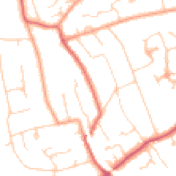 Daytime road noise heatmap for KT20 5ET