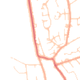 Daytime road noise heatmap for KT20 5EW